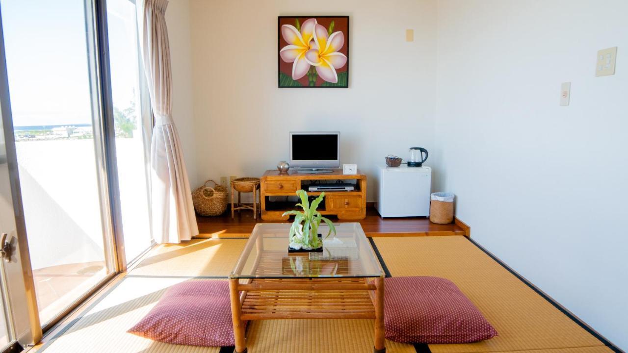 Sunset Beach House Onna Ngoại thất bức ảnh