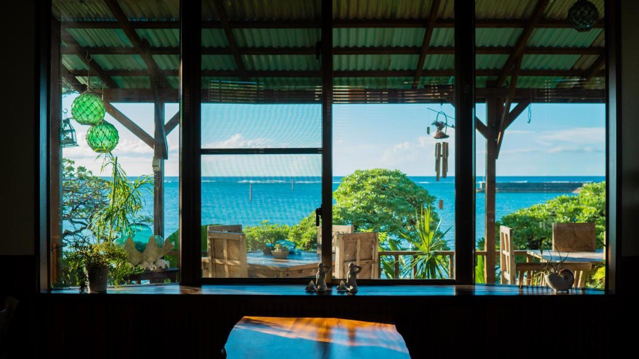 Sunset Beach House Onna Ngoại thất bức ảnh