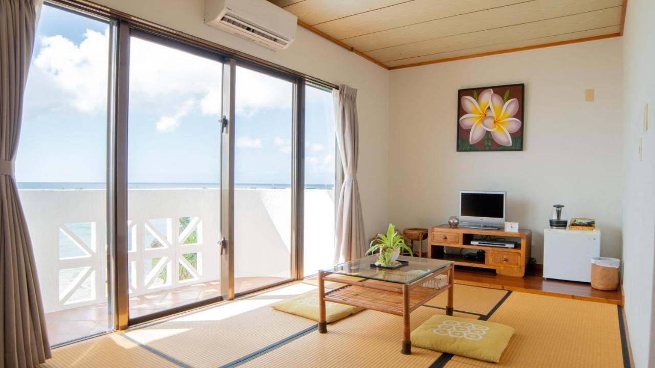 Sunset Beach House Onna Ngoại thất bức ảnh