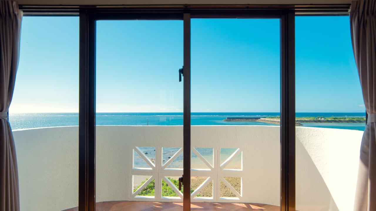 Sunset Beach House Onna Ngoại thất bức ảnh