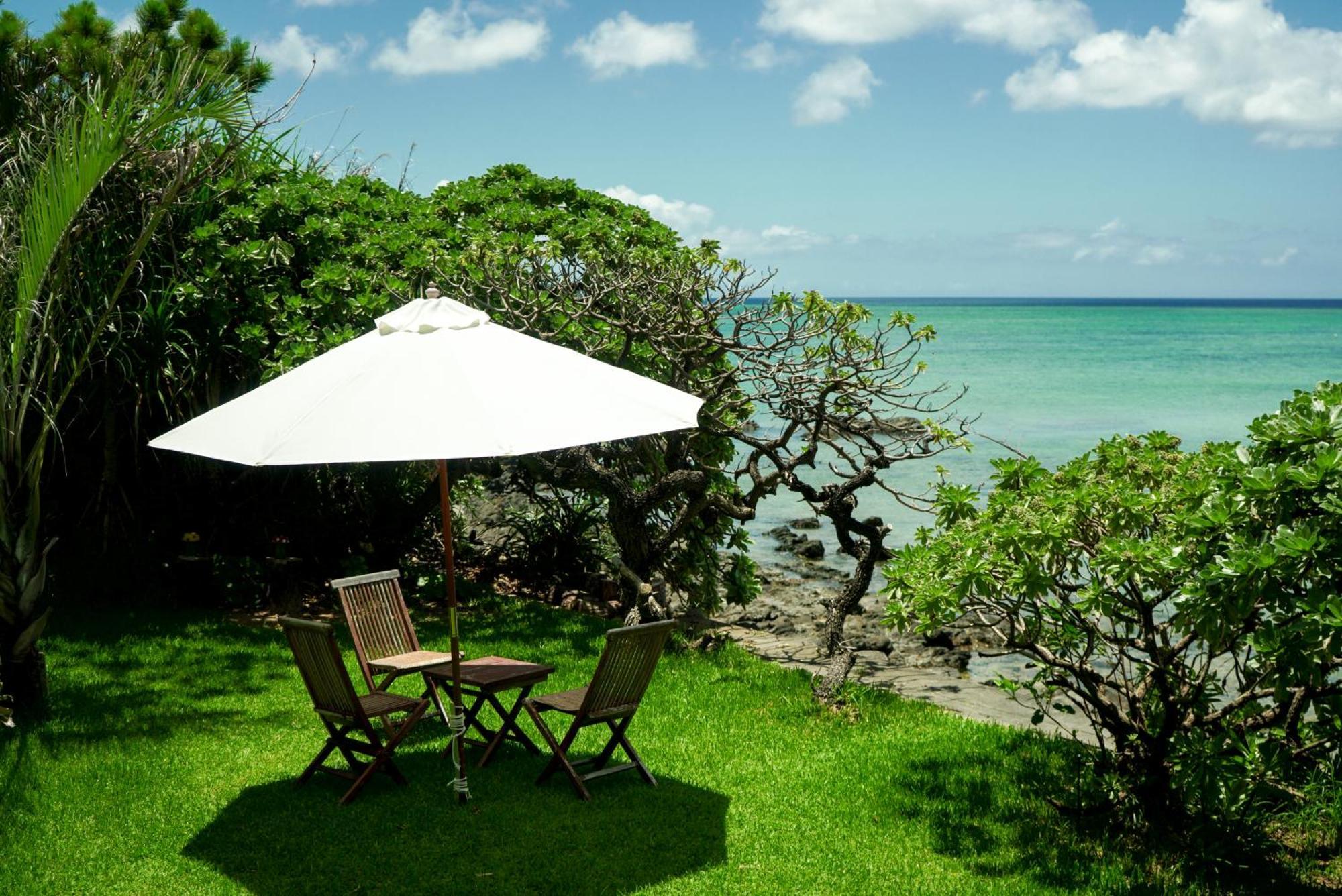 Sunset Beach House Onna Ngoại thất bức ảnh